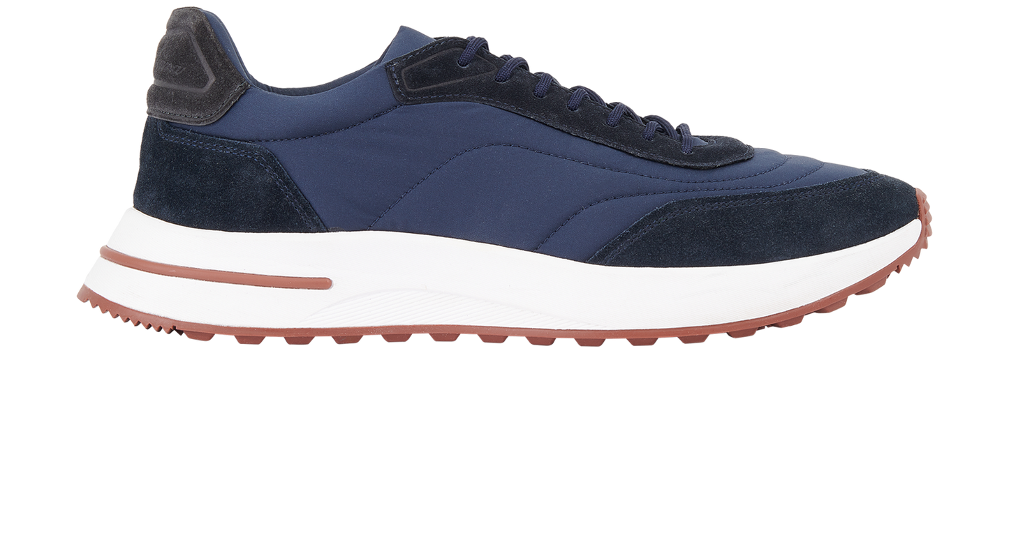 Men's Loro Piana Weekend Walk Navy Blue Sneakers