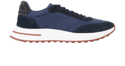 Men's Loro Piana Weekend Walk Navy Blue Sneakers