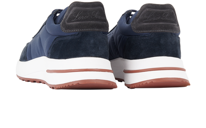 Men's Loro Piana Weekend Walk Navy Blue Sneakers