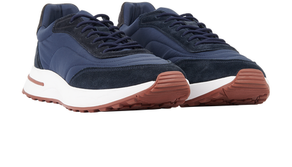 Men's Loro Piana Weekend Walk Navy Blue Sneakers