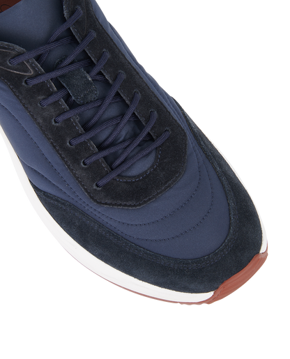 Men's Loro Piana Weekend Walk Navy Blue Sneakers