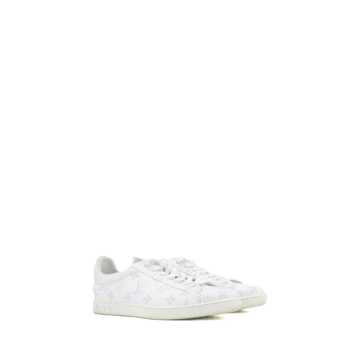 Men's Louis Vuitton Luxembourg Trainer White Sneakers