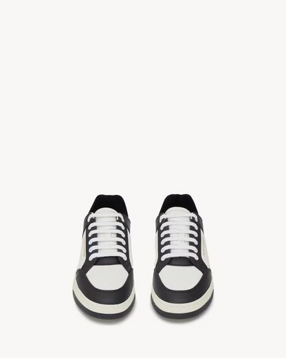 Men's Saint Laurent Low Top Black And White Sneakers