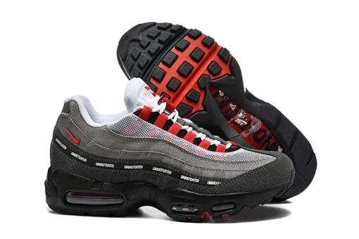 Men's UNDEFEATED x Nike Air Max 95 Fire Red Tokyo Bright Crimson  Shoes