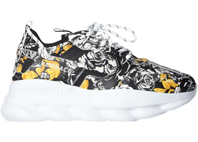 Men's Versace Chain Reaction Floral Sneakers
