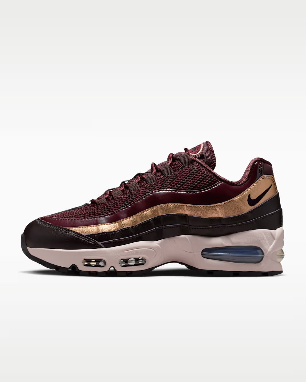Men's Nike Air Max 95 Burgundy Crush Shoes