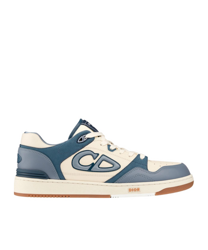 Men's Dior B57 Low-Top Blue and Cream Sneakers