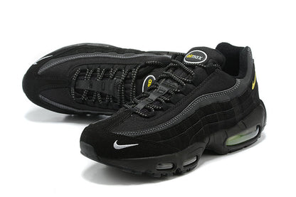 Men's Nike Air Max 95 Black Yellow Strike Shoes