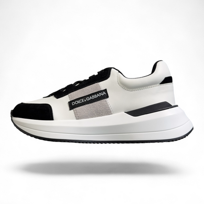 Men's Dolce & Gabbana Low-Top Platform White And Black White Sneakers