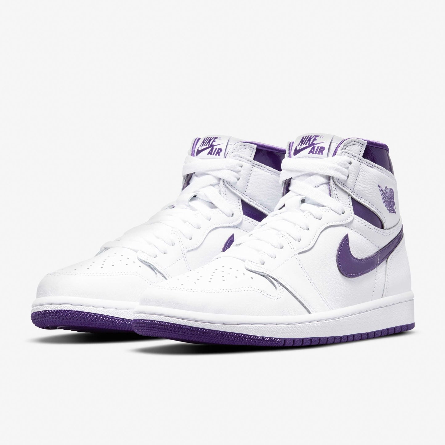 Men's Air Jordan 1 High 'Metallic Court Purple’ Shoes