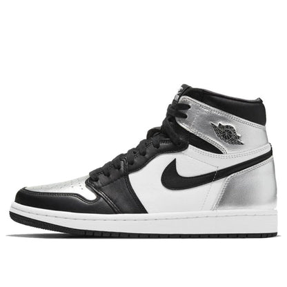 Men's Air Jordan 1 High 'Silver Toe’ Shoes