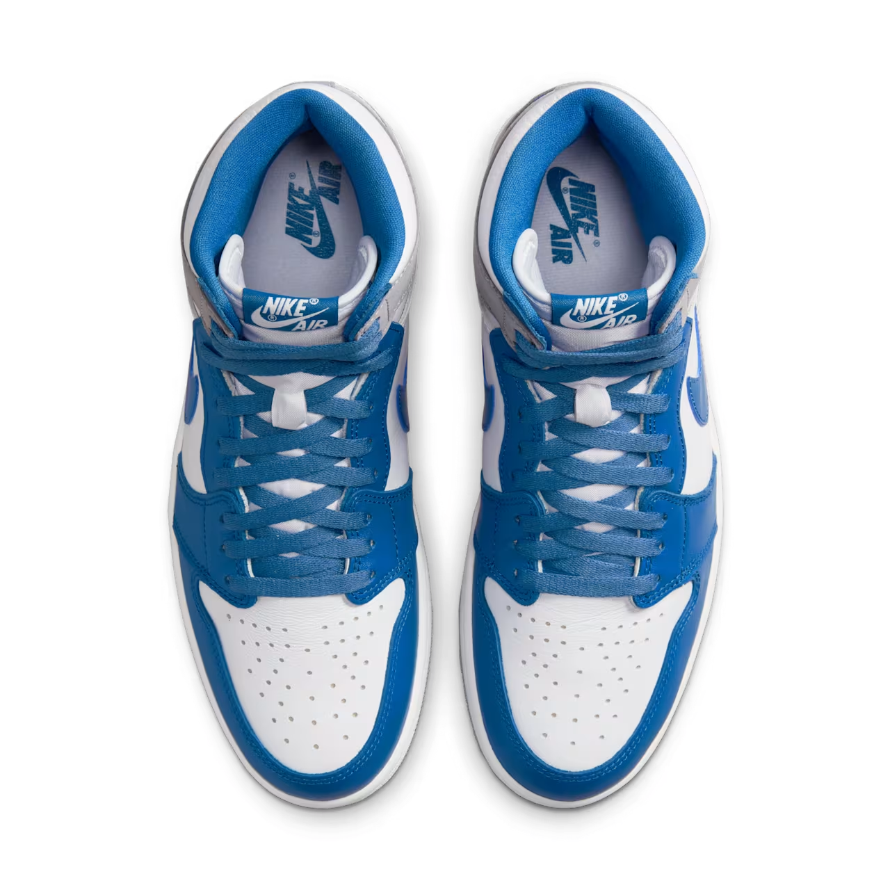 Men's Air Jordan 1 High 'True Blue’ Shoes