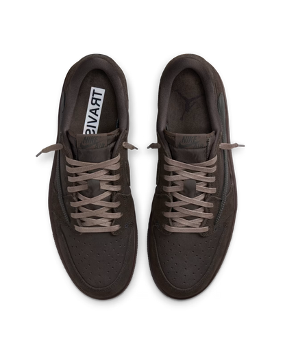 Men's Travis Scott x Air Jordan 1 Retro Low ‘ Velvet Brown and Dark Mocha' Shoes