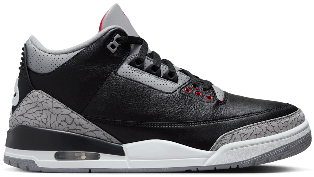 Men's Air Jordan 3 Black Cement Shoes
