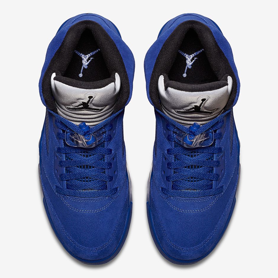 Men's Air Jordan 5 'Blue Suede' Shoes