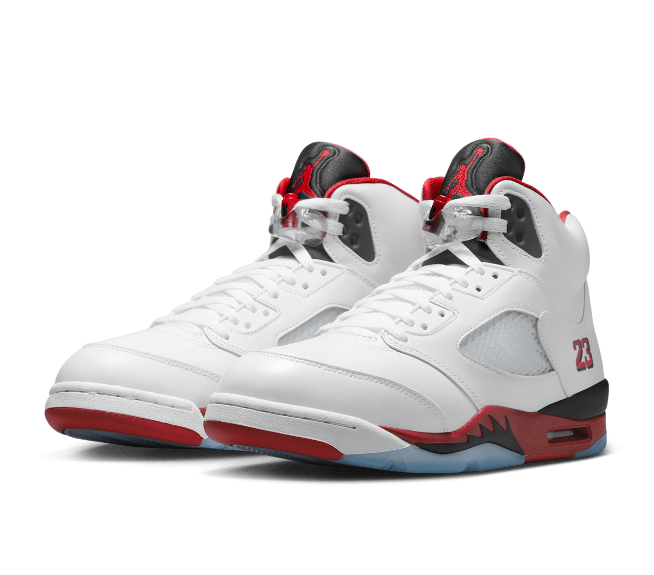 Men's Nike Air Jordan 5 Retro Fire Red Shoes