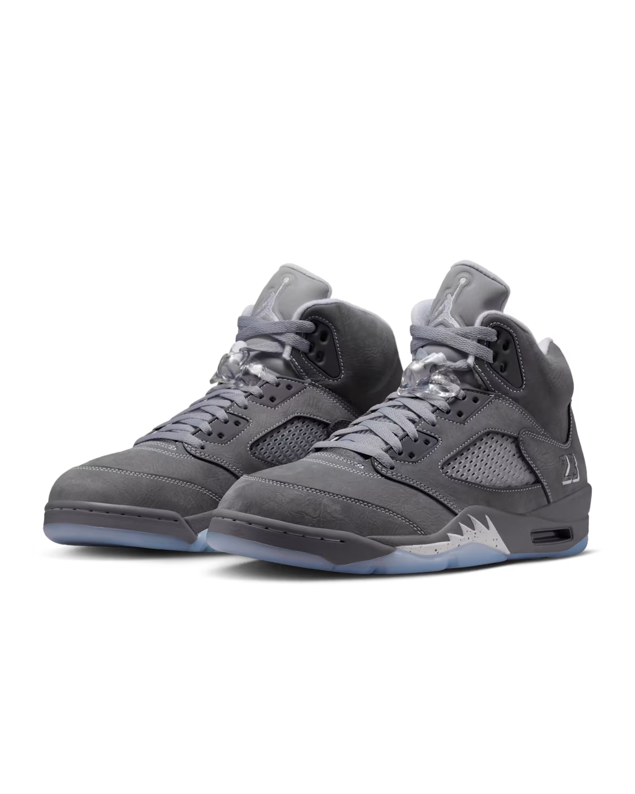 Men's Nike Air Jordan 5 Retro Wolf Grey Shoes