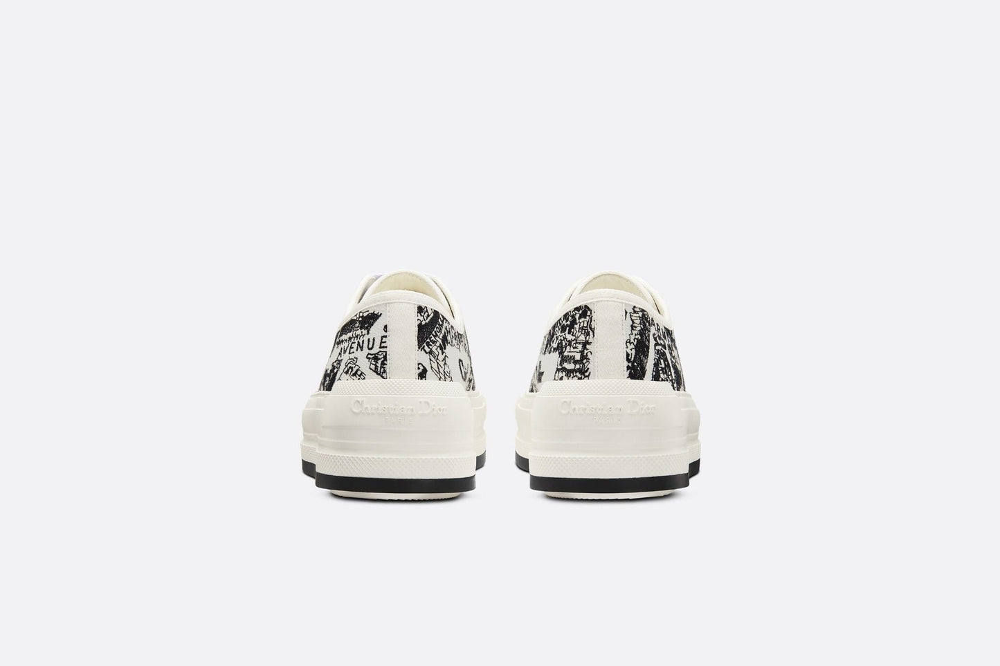 Men's Dior Walk’n’Dior Platform White Black Sneakers