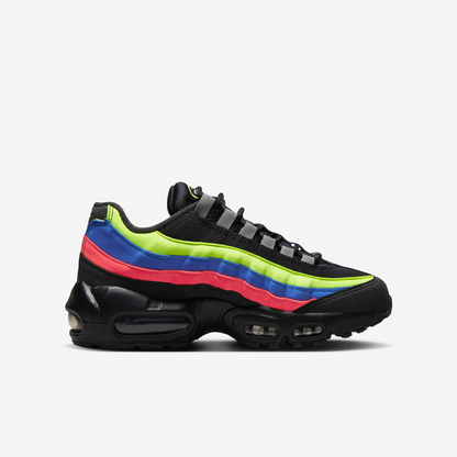Men's Nike Air Max 95 Black Multi-Color Shoes