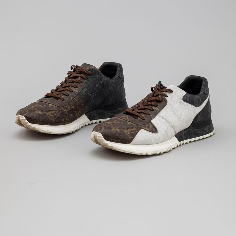 Men's Louis Vuitton Run Away Tri-Color Sneakers