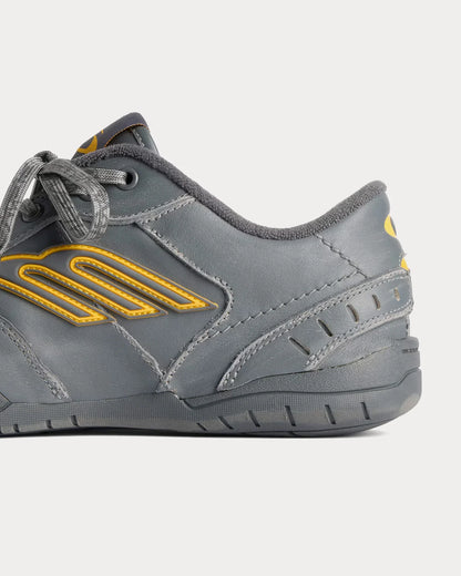 Men' Balenciaga Hamptons Worn-out Trainers Grey Yellow Low Sneaker