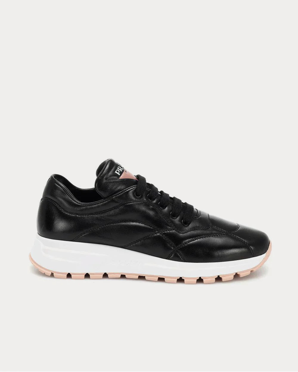 Men's Prada Prax 01 Re-Nylon 'Leather Black' Sneakers