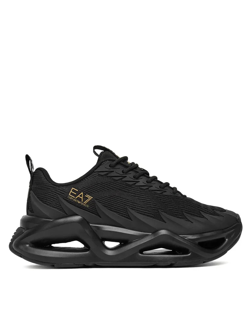 Men's EA7 Infinity Venom Black & Gold Sneakers