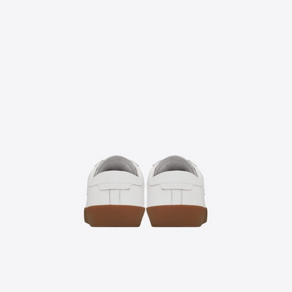 Men's Saint Laurent Court Classic SL06 Optic White Gum Sneakers