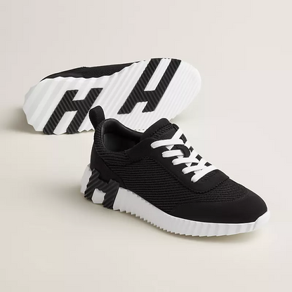 Men's Hermès Bouncing Black Sneakers