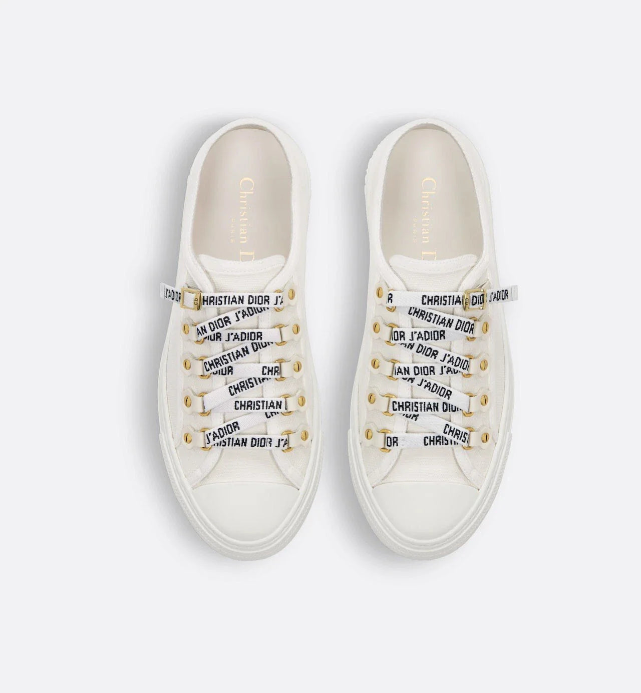 Men's Dior Walk’n’Dior Platform White Sneakers