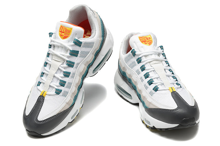 Men's Nike Air Max 95 Grey, Blue And Black Shoes