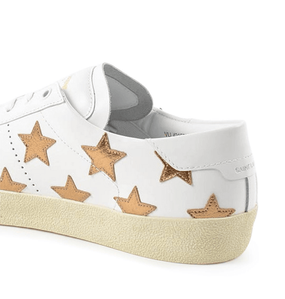 Men's Saint Laurent Court Classic SL06 Gold Sneakers
