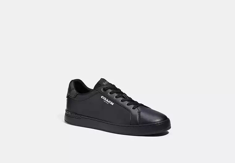 Men's Clip Low Top Black Sneakers