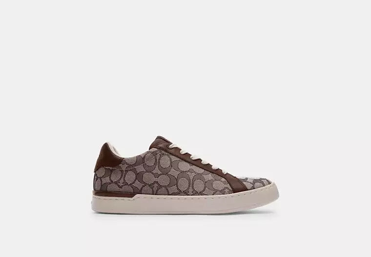 Men's Coach Clip Low-Top Skateboard Maple Sneakers