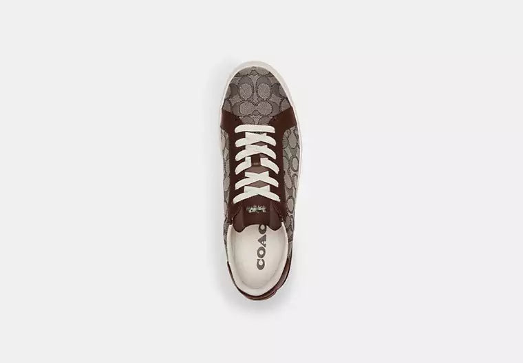 Men's Coach Clip Low-Top Skateboard Maple Sneakers