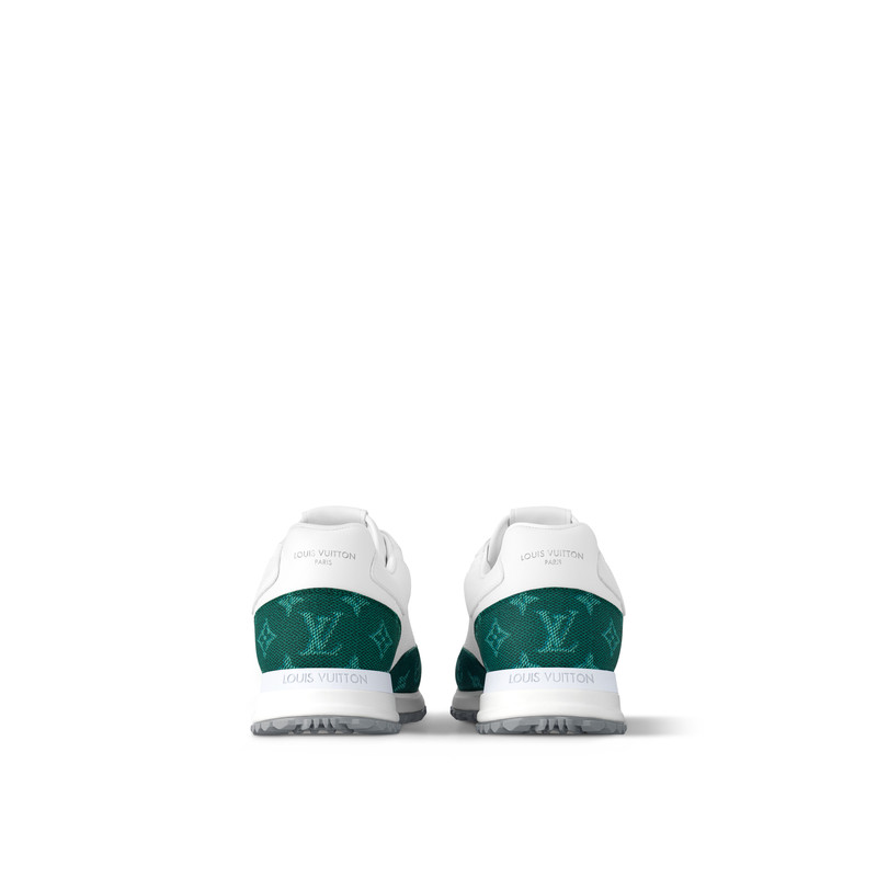 Men's Louis Vuitton Run Away Green Sneakers