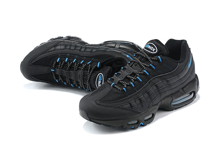 Men's Nike Air Max 95 Black Blue Shoes