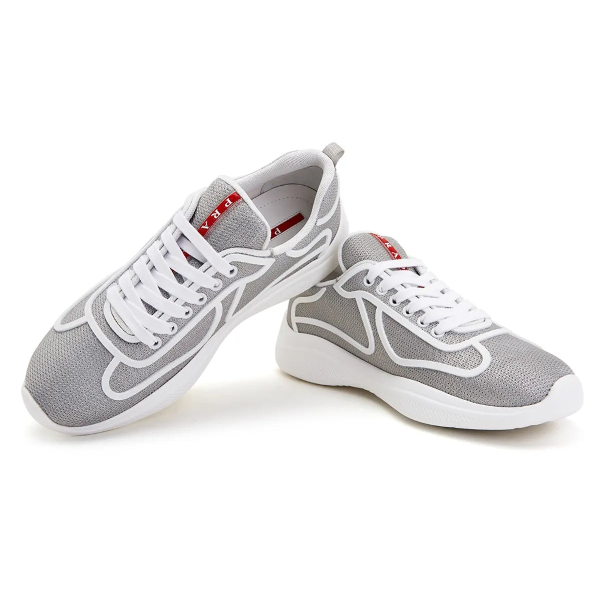 Men's Prada America's Cup Gray Sneakers