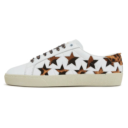 Men's Saint Laurent Court Classic SL06 Leopard Sneakers