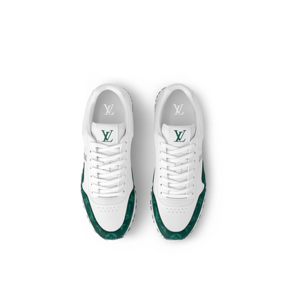 Men's Louis Vuitton Run Away Green Sneakers