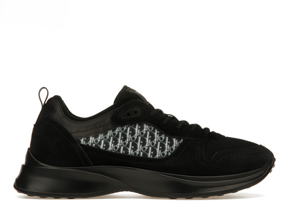 Men's Dior B25 Runner Black Green Sneakers