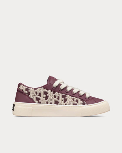 Men's Dior B33 Runner Burgundy Sneakers