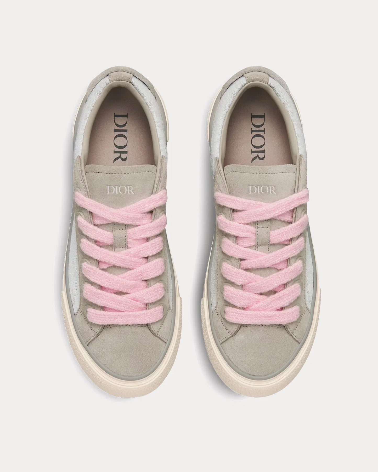 Men's Dior B33 Runner Gray and White Sneakers