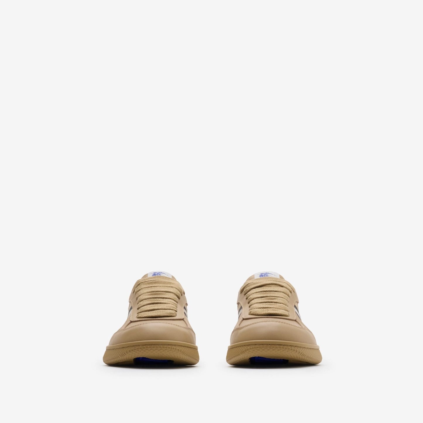 Men’s Burberry Leather Check Terrace Sand Sneakers