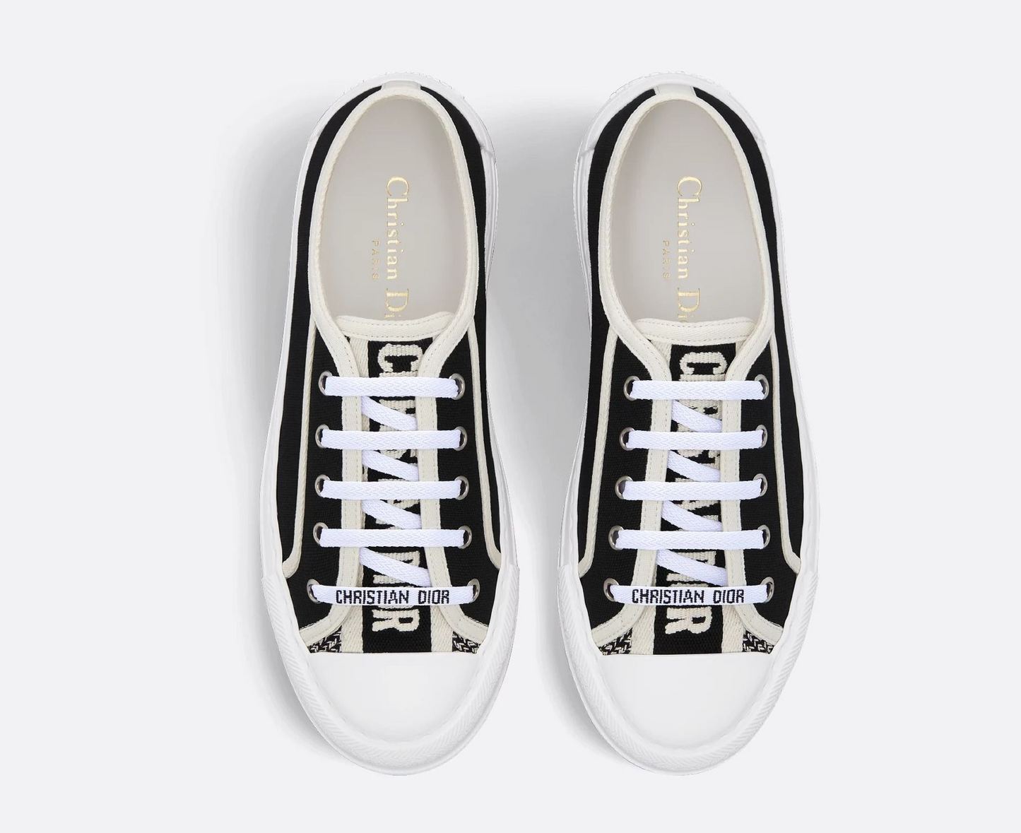 Men's Dior Walk’n’Dior Platform Black Sneakers