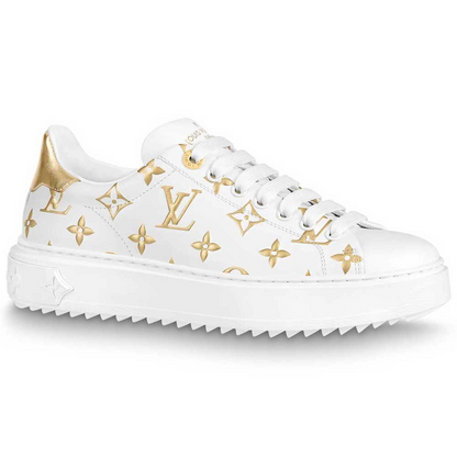 Men's Louis Vuitton Monogram Gold Sneakers