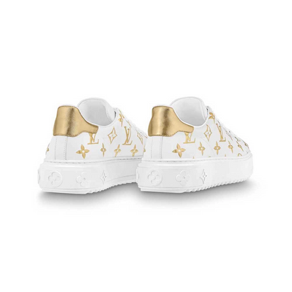 Men's Louis Vuitton Monogram Gold Sneakers