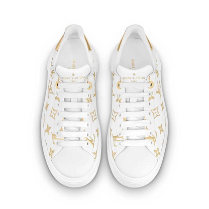 Men's Louis Vuitton Monogram Gold Sneakers