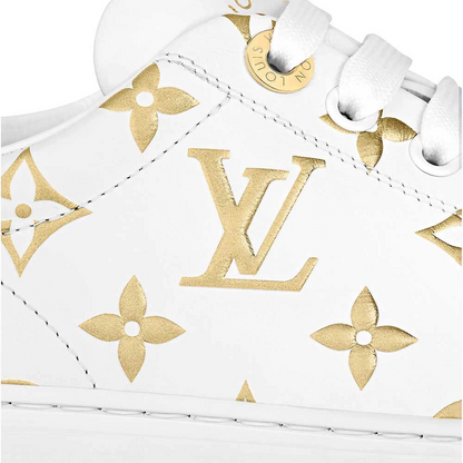 Men's Louis Vuitton Monogram Gold Sneakers
