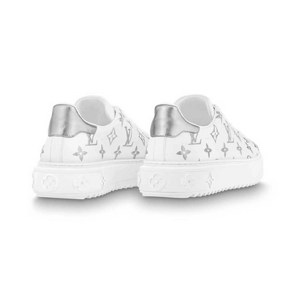 Men's Louis Vuitton Time Out Silver Sneakers